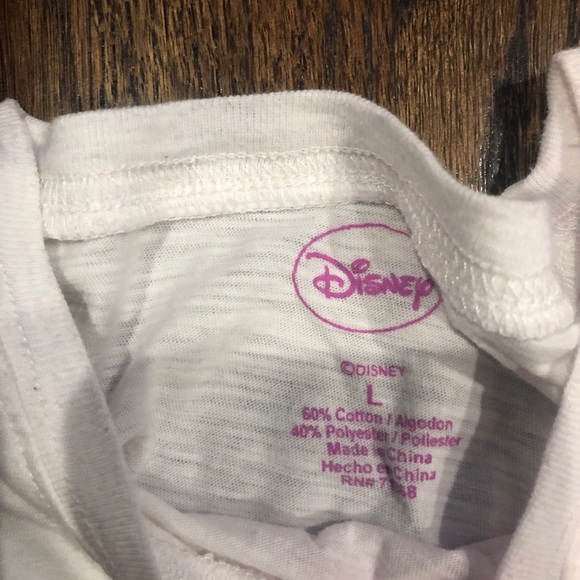 Sweet Disney Mickey & Minnie Mouse "Love" Graphic Tee L - Picture 3 of 4